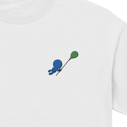 【ワンポイントTシャツ】風の吹くまま white image