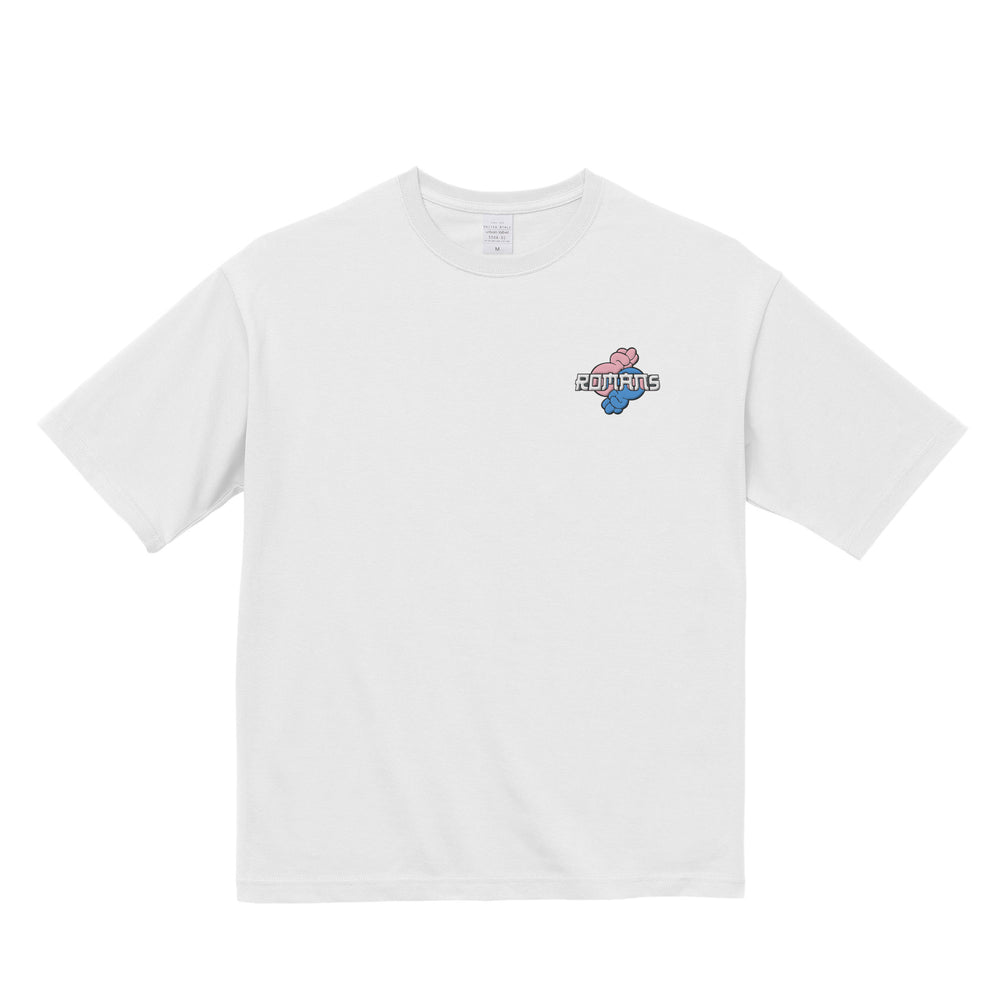【ワンポイントTシャツ】ROMANs white image