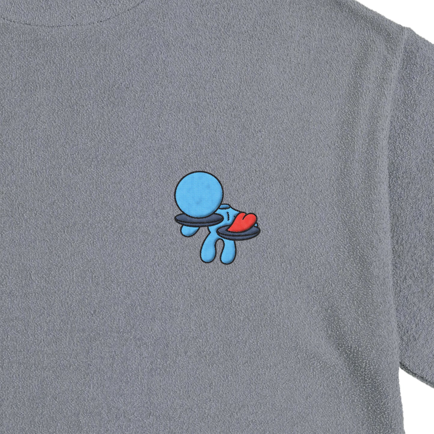【ビッグシルエットTシャツ】楽しい恋愛 fog-blue image