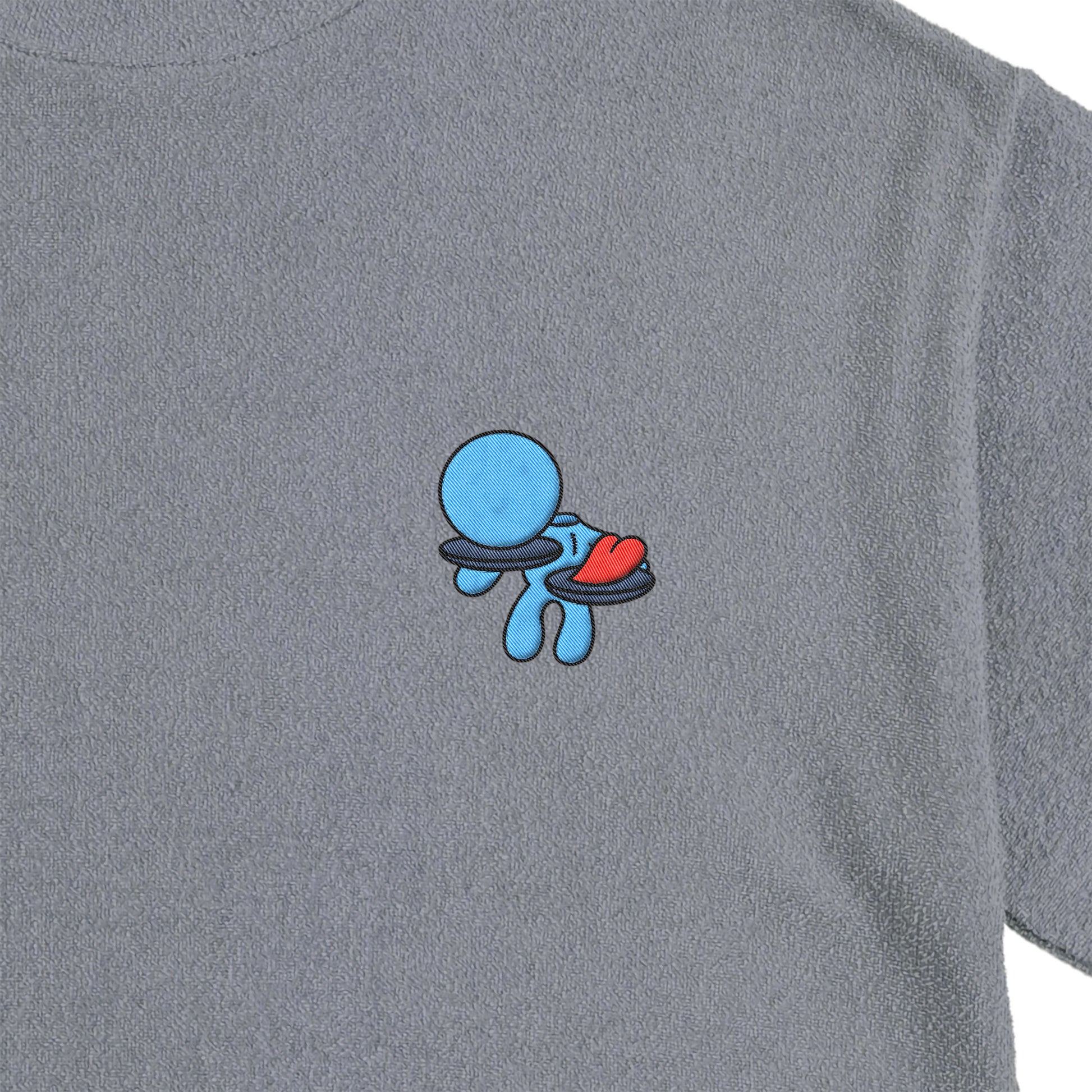 【ビッグシルエットTシャツ】楽しい恋愛 fog-blue image