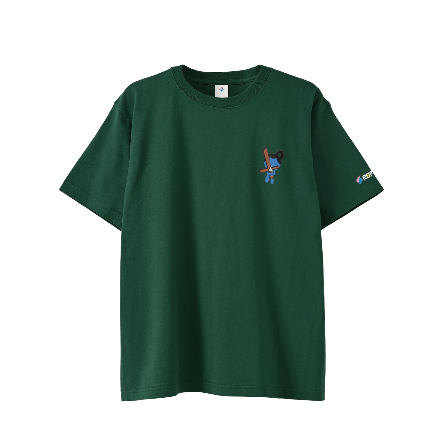 【ワンポイントTシャツ】シローマン black image
