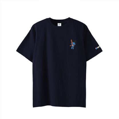 【ワンポイントTシャツ】シローマン black image