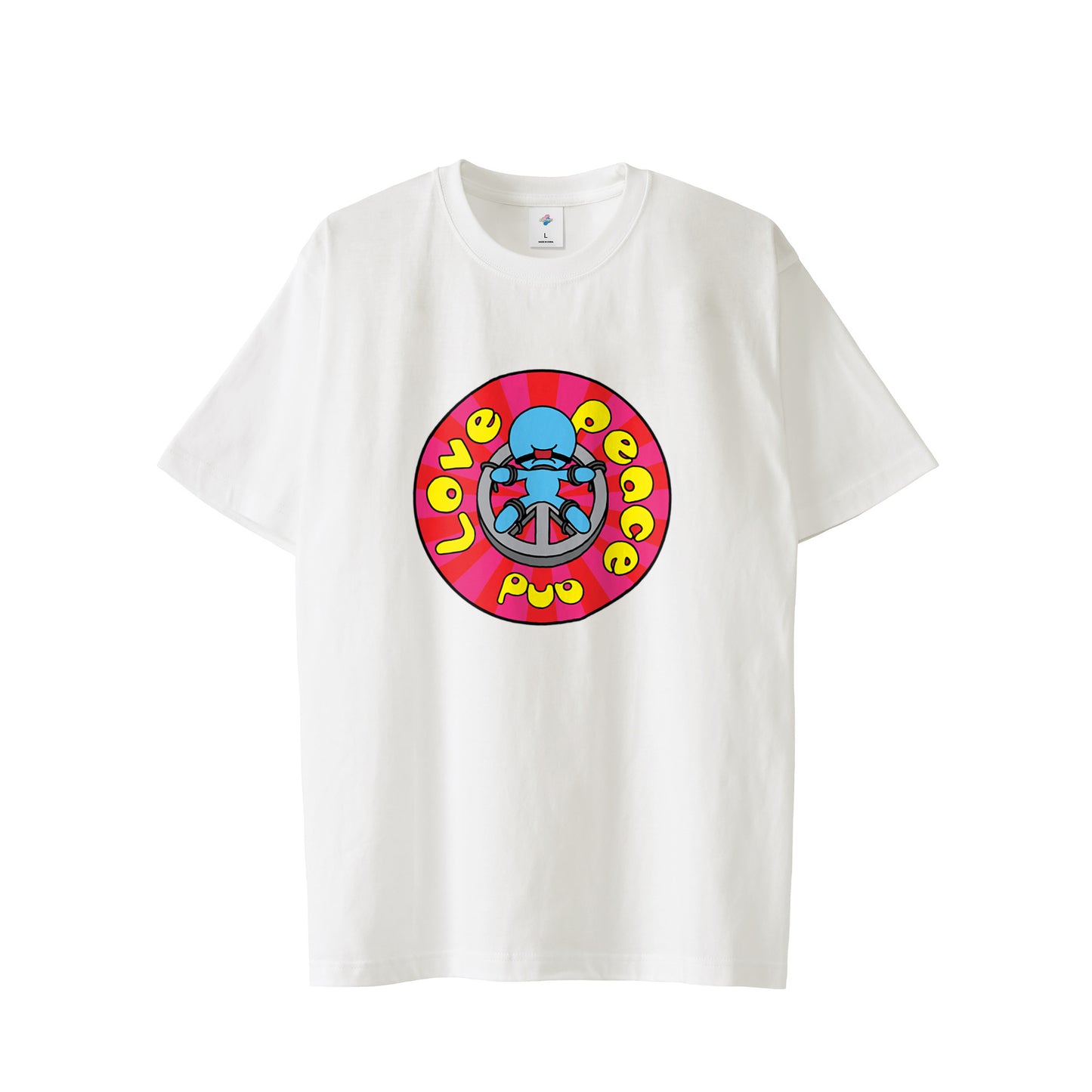 【Tシャツ】Peace and Love white image