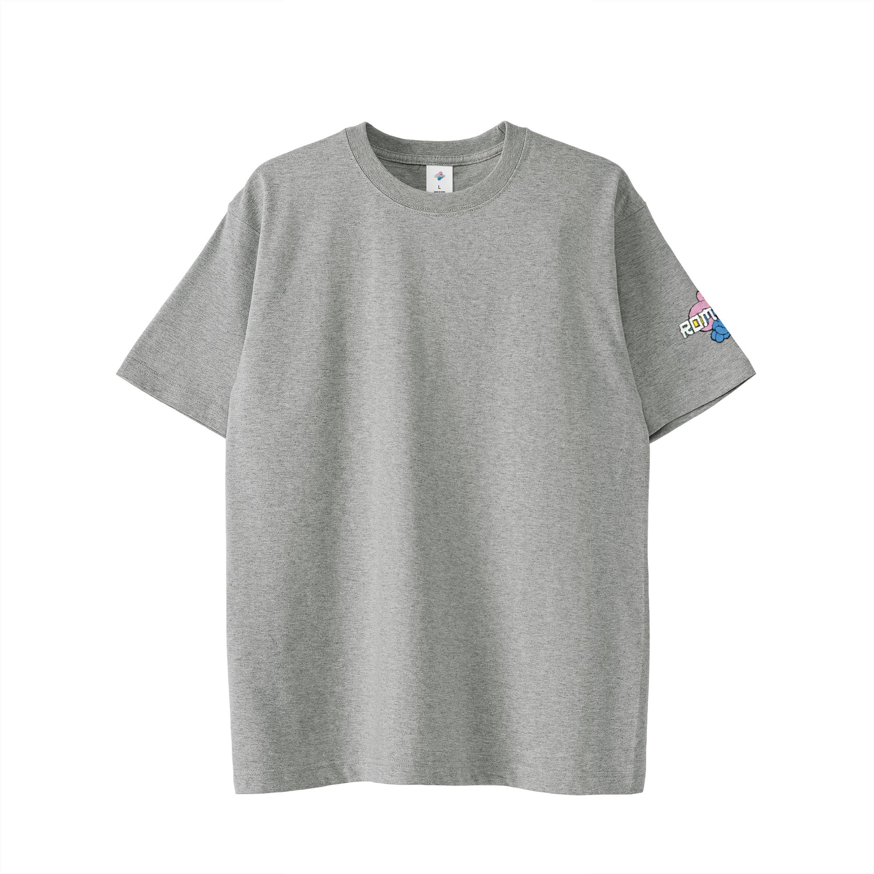 【Tシャツ】ローマンズロゴ×バーガー gray image