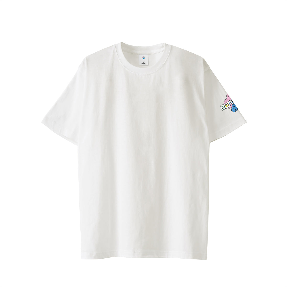 【Tシャツ】ローマンズロゴ×バーガー white image