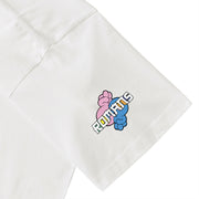 【Tシャツ】ローマンズロゴ×バーガー white image