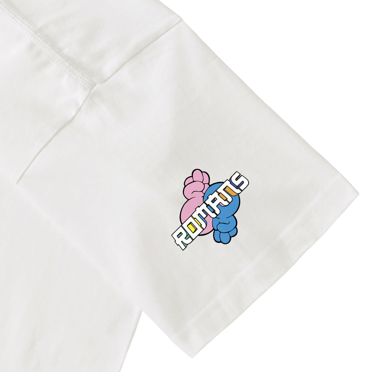 【Tシャツ】ローマンズロゴ×バーガー white image