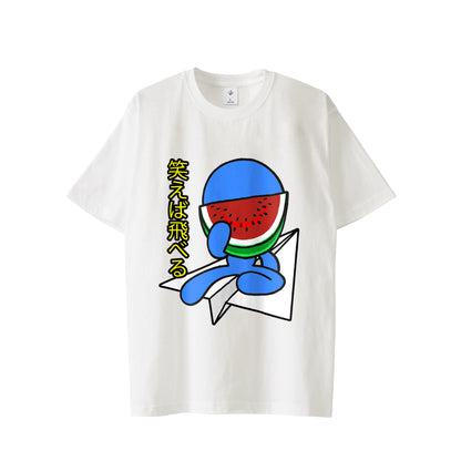 【Tシャツ】スイカスマイル white image