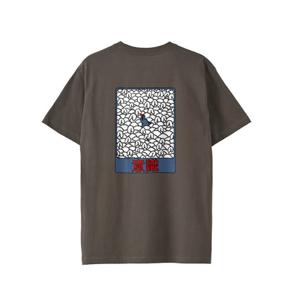 【Tシャツ】意識（後） charcoal image